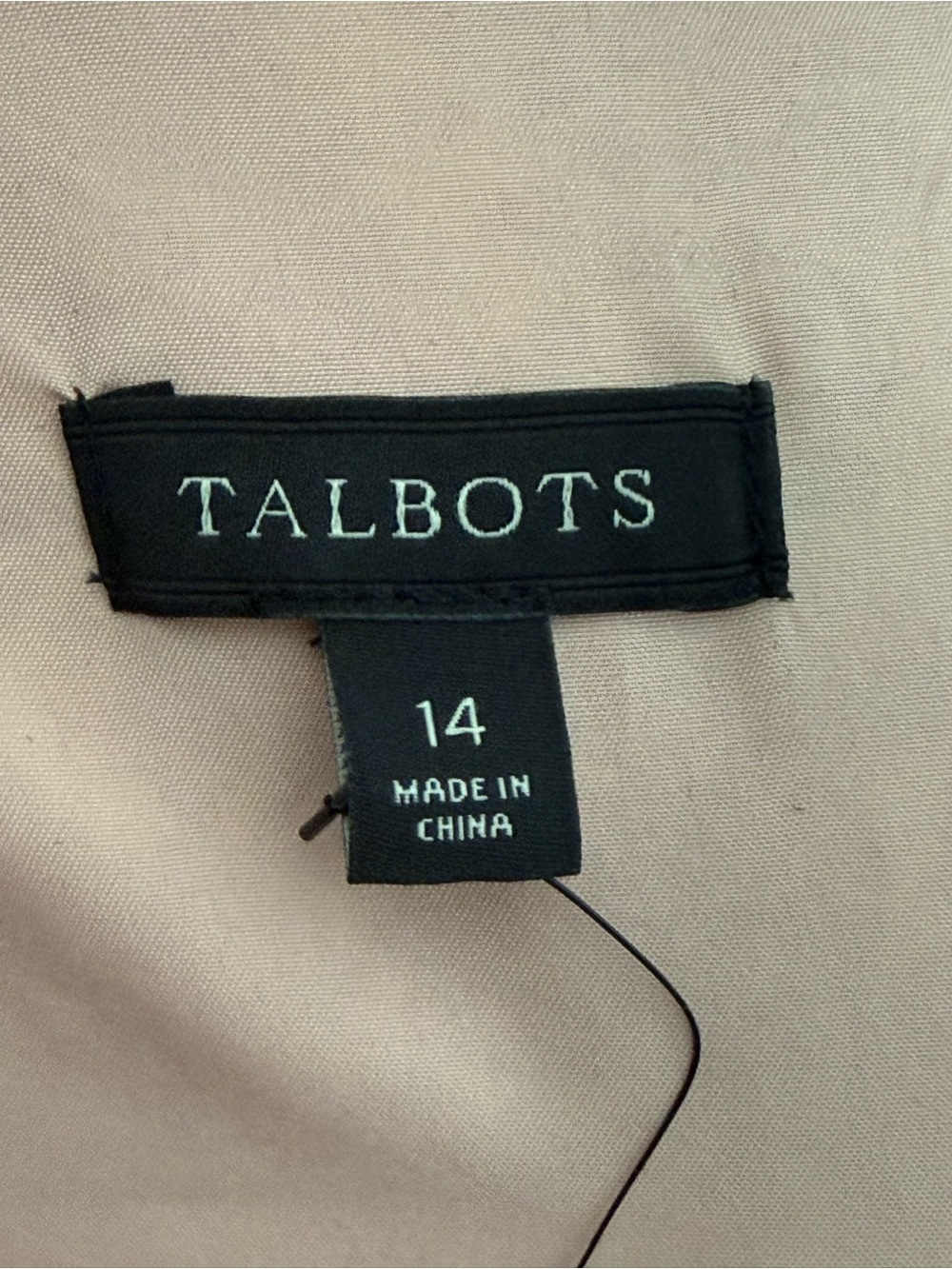 NWT Talbots Women's Pink Paisley Sleeveless Dress - Picture 6 of 8